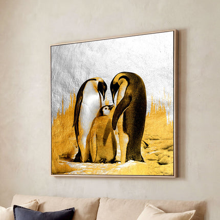 Yezi Modern Wall Art Canvas Abstract 80×80cm Framed Artwork Home Office Decor-2050059007770628102