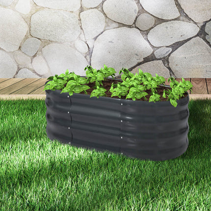 Lambu Garden Bed Planter Raised Coated 120x80x42cm-1973193867075391494