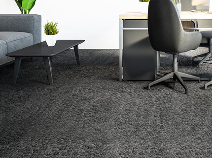 Marlow 20x Carpet Tiles 5m2 Box Heavy Black-1910113061616881671