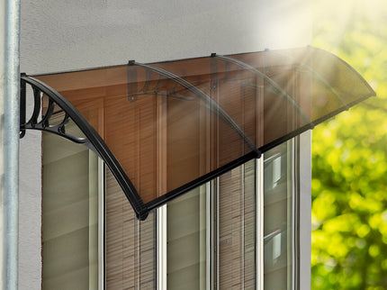 Mountview Window Door Awning Outdoor 1M X 4M Brown 1x4M-1864184444336869382