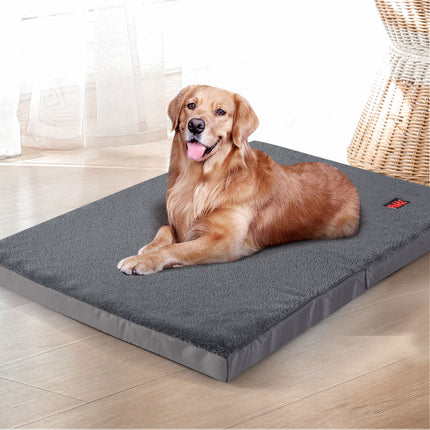 PaWz Pet Bed Foldable Dog Puppy Beds Grey X-Large-1973193902429179910