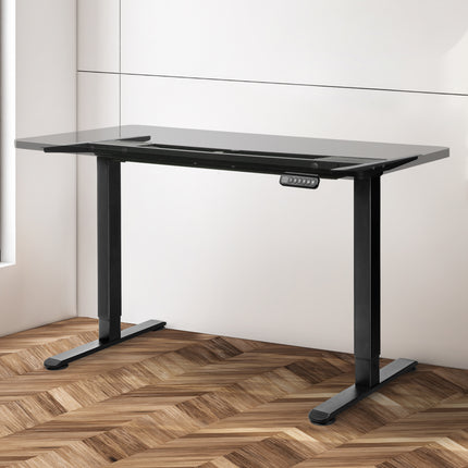 Levede Motorised Standing Desk Frame Black Dual Motor-1973193820111769606