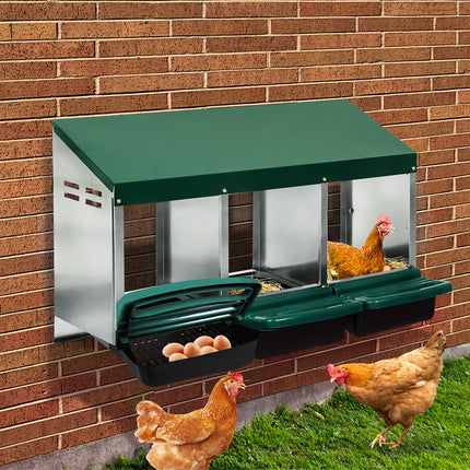 Pawz Chicken Hen Coop Hutch-1973193507808088070