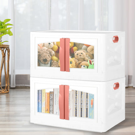 Plastic Storage Containers Stackable Red-1973193713844883462