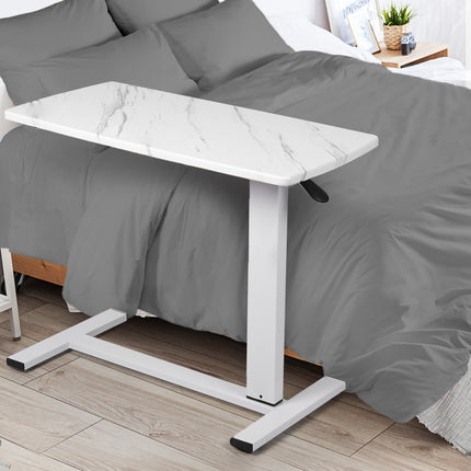 Levede Standing Desk Sofa Bed Side Table White No Slots-1910113013311082502