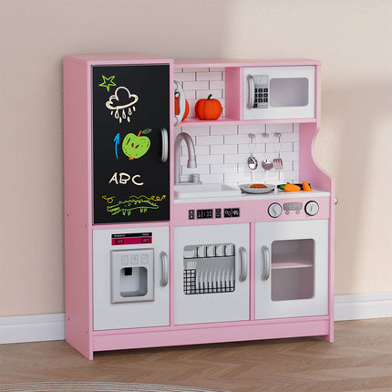 Bopeep Kids Kitchen Set Wooden Pretend Play Cooking Toy-1973193533477228550