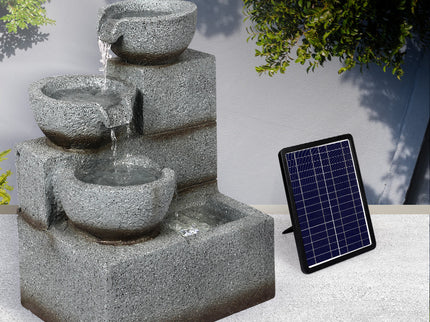 Lambu Solar Fountain Water Bird Bath-1864184725506232326
