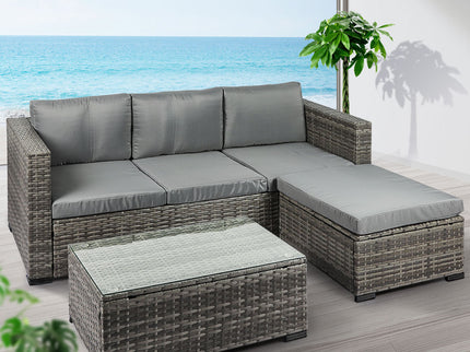 Levede 5pcs Outdoor Sofa Set Patio Furniture-1864184455049121798