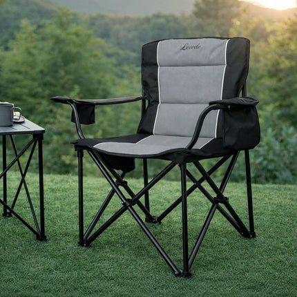 Levede Camping Chair Large Folding Outdoor Portable Fishing Picnic Travel Seat-2065254303899193350