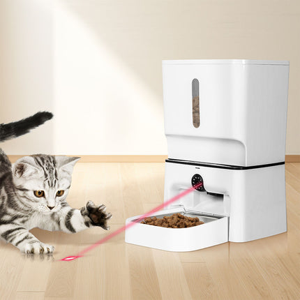 Pawz 2-in-1 Automatic Pet Feeder Wifi Camera Laser Toy-2029387208514998278