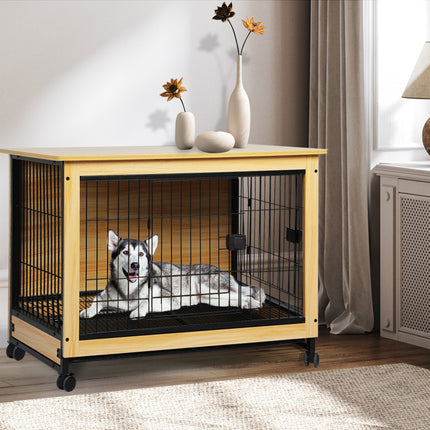 PaWz Wooden Wire Dog Kennel Side End XXL XX-Large-1973193673084637190