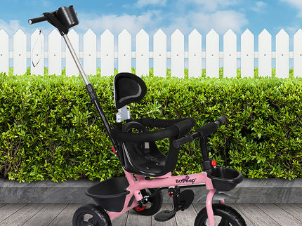 BoPeep Kids Tricycle Ride On Trike Toddler Pink-1910113150980722694