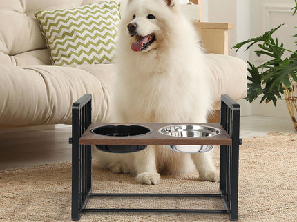 PaWz Adjustable Height Pet Feeder Elevated L Large-1864184553032257542