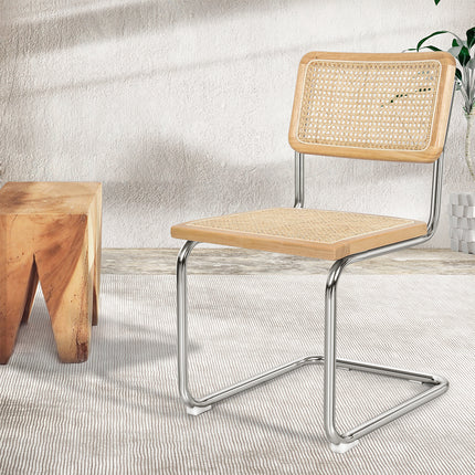 Levede 2x Rattan Chair Dining Chairs-1975420498569465856