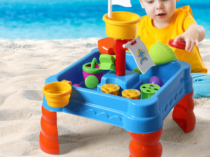 21pc Kids Sand Water Activity Play Table-1864184650843426822