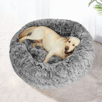 PaWz Pet Bed Cat Dog Donut Nest Calming XXL Charcoal XX-Large-1954802521629396998