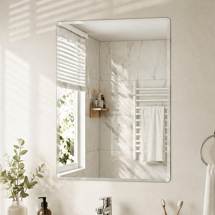 Yezi Wall Vanity Mirror Decorative Bathroom HD Glass Anti-explosion Frameless-2050059009041502214