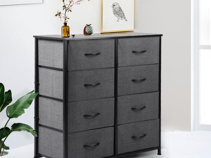 Levede Storage Cabinet Tower Chest Dark Grey-1917016725627473926