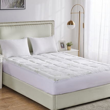 Dreamz Bamboo Pillowtop Mattress Topper Queen-1973193980569063430