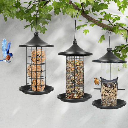 PaWz 3x Bird Feeder Hanging Wild Seed-1973193455240876038