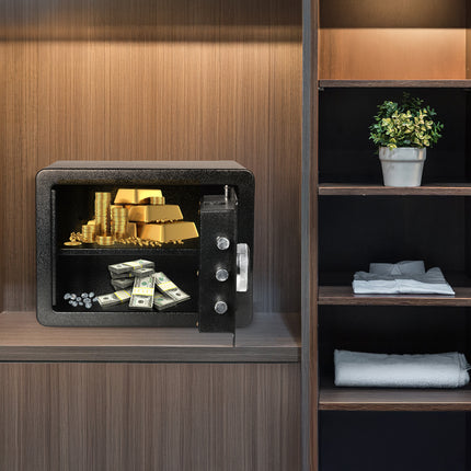 13.8L Digital Security Safe Box Password Key Lock Cash-1975420337088761862