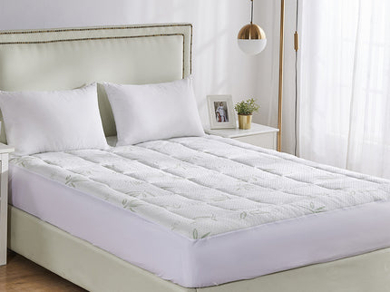 Dreamz Bamboo Pillowtop Mattress Topper Queen-1864184429707137030