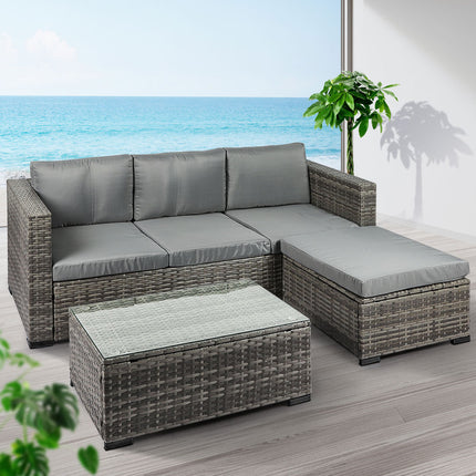 Levede 5pcs Outdoor Sofa Set Patio Furniture-1975420436753813510