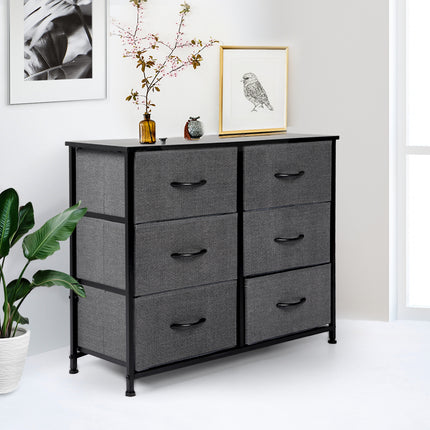 Levede Storage Cabinet Tower Chest Dark Grey-1973194072088776710