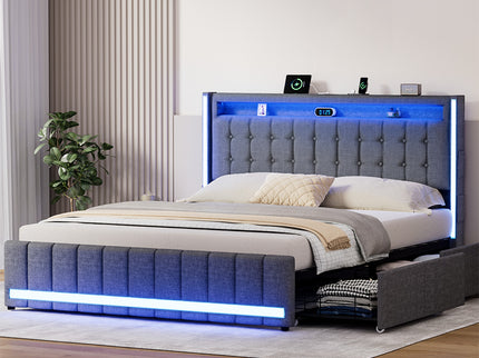 Levede Double Bed Frame-1910112231052414982