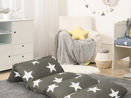 Dreamz Foldable Mattress Kids Pillow Dark Grey Medium-1864184488653885446
