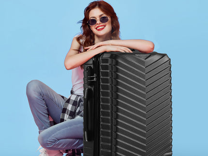 Slimbridge 28" Luggage Suitcase Travel Black 28 inch-1864184358865342470