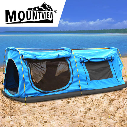 Mountview King Single Swag Camping Swags Blue-1973193759709597702