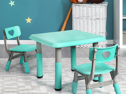 BoPeep Kids Table and Chairs Children Blue-1864184319069786118