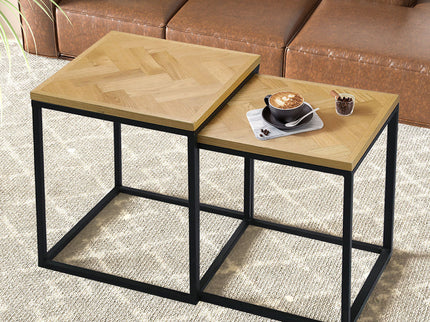 Levede 2PCS Nesting Coffee Tables-1910112199746129927