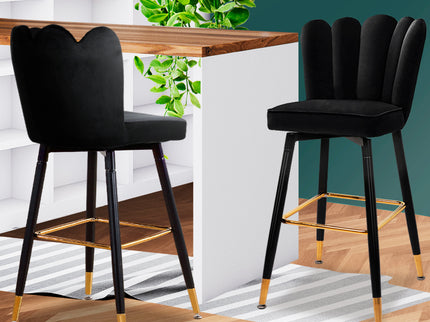 Levede 2x Bar Stools Kitchen Stool Chairs-1919892921646190598