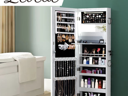 Levede Mirror Jewellery Cabinet Jewelry-1917016723299635206