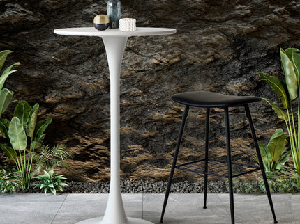 Levede 2x Round Bar Table Pub Tables White-1910113299169677318