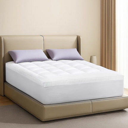 Dreamz Mattress Topper Pillowtop Cover Bed Protector Double-2006733390061113350