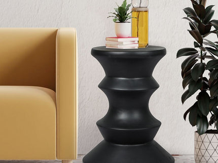 Levede Side Table Retro Terrazzo Round-1910113294274924550