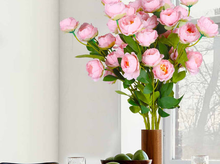 Lambu Artificial Flowers Silk Roses Pink-1864184606341861382