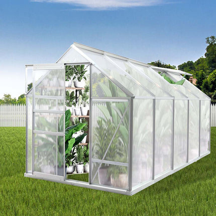 Lambu Greenhouse Aluminium Walk In Green-1973193781197017094