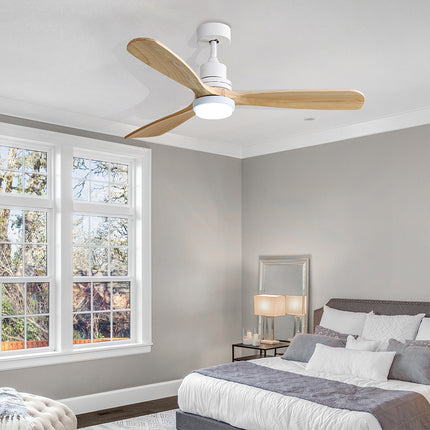 Spector Ceiling Fan 52'' DC Motor Wood Natural-1973193856954535942