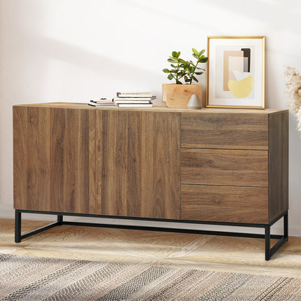 Levede Buffet Sideboard Storage Cabinet Walnut-1973194077474263046