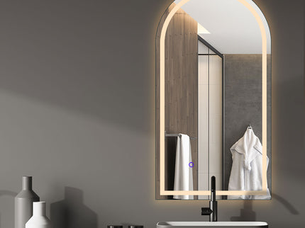 EMITTO Arch Wall Mirror LED Lighted 60*100cm 60x100-1910113317561700358