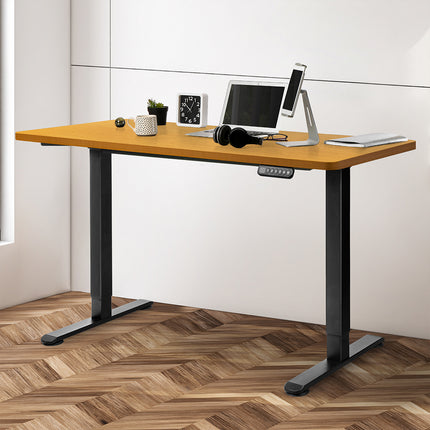 Levede Motorised Standing Desk Adjustable 120cm Natural 800x 1.5MM-1973193821227454470