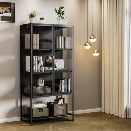 Stacked Glass Display Cabinet Collections Storage-1954802400313348102