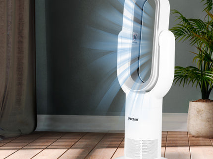 Spector Bladeless Fan Electric Cooler Silver-1910113052167114758