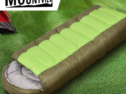 Mountview Sleeping Bag Outdoor Camping Green-1894516812897456134