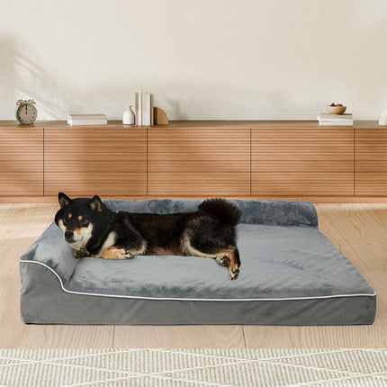 Pawz Orthopedic Dog Bed L Grey-1954802426305449990
