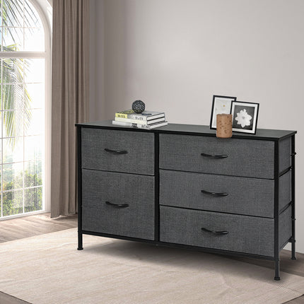 Levede Storage Cabinet Tower Chest Dark Grey-1973194081106530311